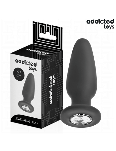 ADDICTED TOYS - ANAL PLUG MIT JUWEL GRÖSSE M 10