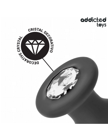 ADDICTED TOYS - ANAL PLUG MIT JUWEL GRÖSSE M 10