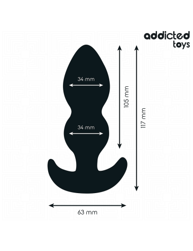 ADDICTED TOYS - ANALSTECKER GRÖSSE L 11,7 CM