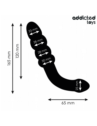 ADDICTED TOYS - DOPPELMASSAGER 16,5 CM