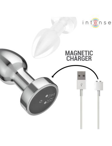INTENSE - ANAL PLUG 10 VIBRATIONEN METALL MIT FERNBEDIENUNG S