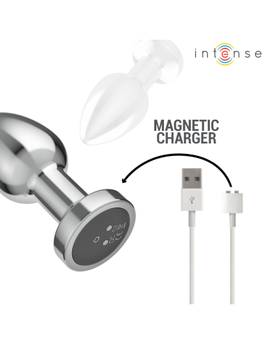 INTENSE - ANAL PLUG 10 VIBRATIONEN METALL MIT FERNBEDIENUNG M