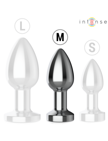 INTENSE - ANAL PLUG 10 VIBRATIONEN METALL MIT FERNBEDIENUNG M