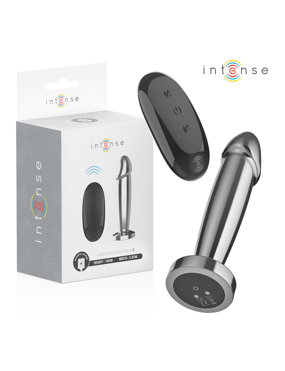 INTENSE - ANAL PLUG 10 VIBRATIONEN METALLDILDO MIT FERNBEDIENUNG S INTENSE - ANAL PLUG 10 VIBRATIONEN METALLDILDO MIT FERNBEDIENUNG S