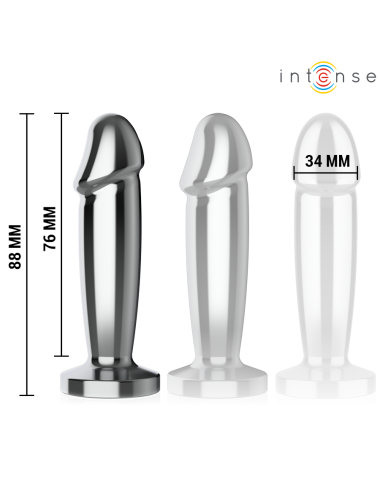 INTENSE - ANAL PLUG 10 VIBRATIONEN METALLDILDO MIT FERNBEDIENUNG S