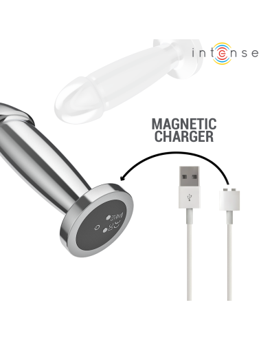INTENSE - ANAL PLUG 10 VIBRATIONEN METALLDILDO MIT FERNBEDIENUNG S