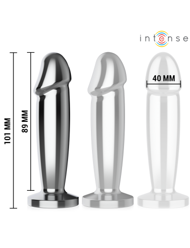 INTENSE - ANAL PLUG 10 VIBRATIONEN METALLDILDO MIT FERNBEDIENUNG M