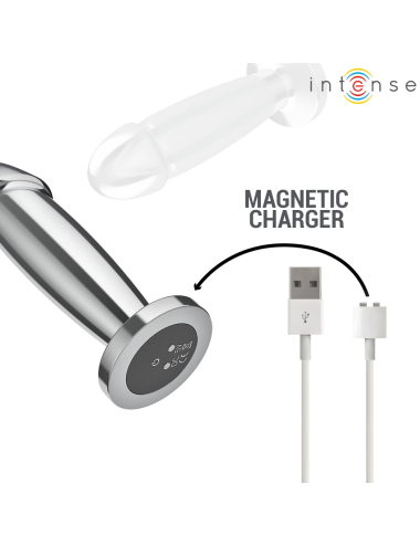 INTENSE - ANAL PLUG 10 VIBRATIONEN METALLDILDO MIT FERNBEDIENUNG M