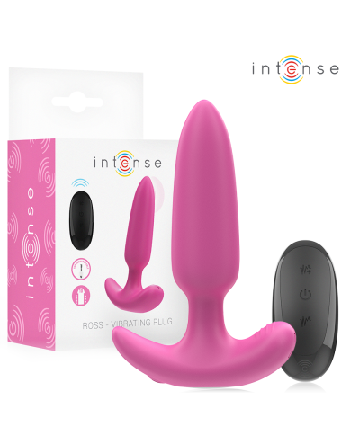INTENSE - ROSS ANAL PLUG 10 VIBRATIONEN ROSA FERNBEDIENUNG