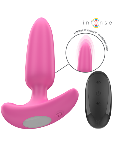INTENSE - ROSS ANAL PLUG 10 VIBRATIONEN ROSA FERNBEDIENUNG