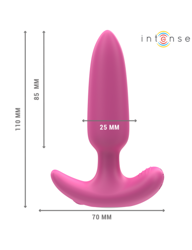 INTENSE - ROSS ANAL PLUG 10 VIBRATIONEN ROSA FERNBEDIENUNG