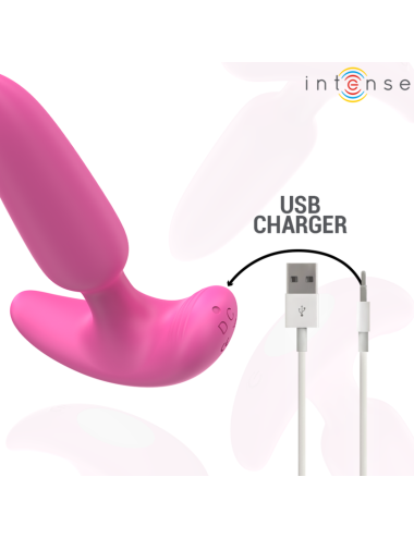 INTENSE - ROSS ANAL PLUG 10 VIBRATIONEN ROSA FERNBEDIENUNG