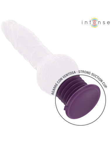 INTENSE - TATUM MULTIFUNKTIONSVIBRATOR MIT AUF- UND ABVIBRATION 24 CM LILA
