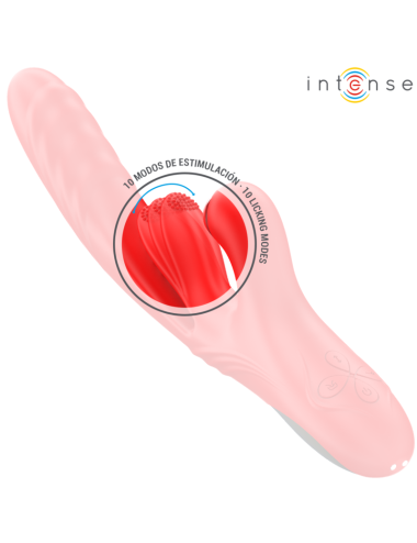 INTENSE - ROSALIA MULTIFUNKTIONSVIBRATOR 3 IN 1 ROT