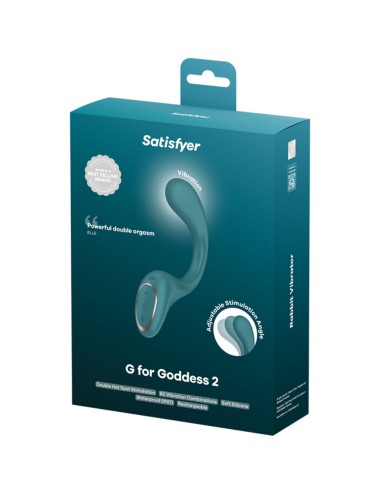 SATISFYER - G FOR FODDES 2 RABBIT VIBRATORFLASCHE GRÜN