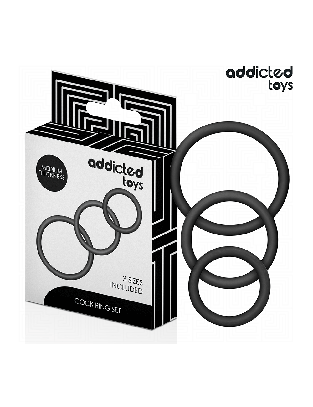 ADDICTED TOYS - SET SILIKONRINGE MODELL 2 ADDICTED TOYS - SET SILIKONRINGE MODELL 2