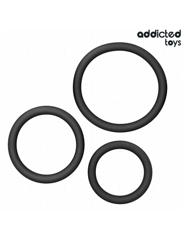 ADDICTED TOYS - SET SILIKONRINGE MODELL 2