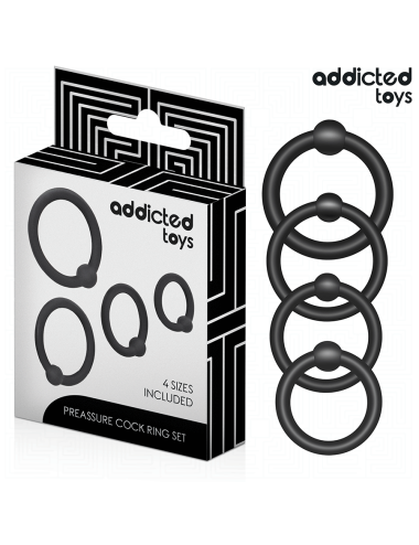 ADDICTED TOYS - SET AUS DRUCKRINGEN AUS SILIKON