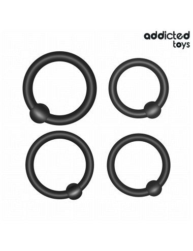 ADDICTED TOYS - SET AUS DRUCKRINGEN AUS SILIKON