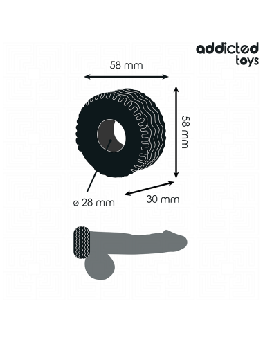 ADDICTED TOYS - EXTRA DICKER COCKRING