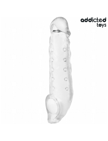 ADDICTED TOYS - TRANSPARENTE PENISHÜLSE GRÖSSE M 27 CM