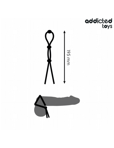 ADDICTED TOYS - SILIKONSEIL FÜR DEN TRIPLE LOOP PENIS