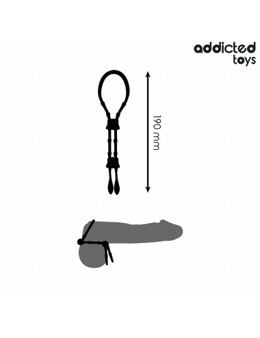 ADDICTED TOYS - VERSTELLBARES SILIKONSEIL FÜR DEN PENIS