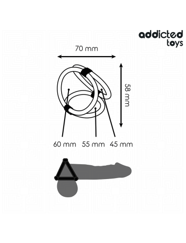 ADDICTED TOYS - DREIFACH-PENISRING