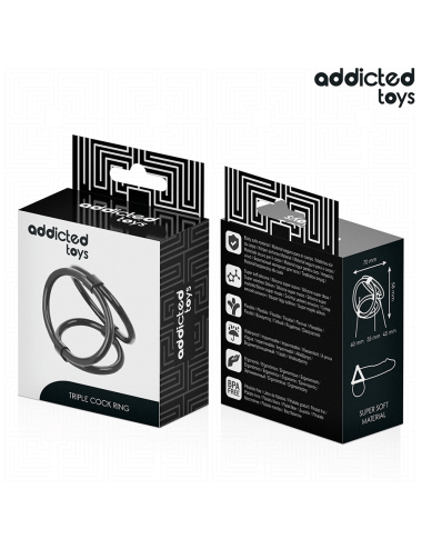 ADDICTED TOYS - DREIFACH-PENISRING