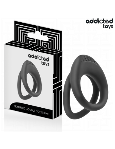 ADDICTED TOYS - DOPPELT STRUKTURIERTER PENISRING