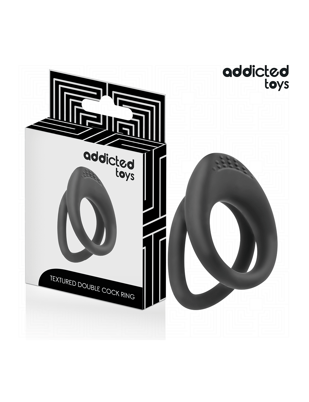 ADDICTED TOYS - DOPPELT STRUKTURIERTER PENISRING ADDICTED TOYS - DOPPELT STRUKTURIERTER PENISRING