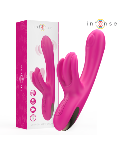 INTENSE - BRITNEY MULTIFUNKTIONS-RABBIT-VIBRATOR 23 CM ROSA