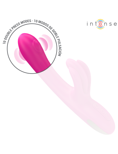 INTENSE - BRITNEY MULTIFUNKTIONS-RABBIT-VIBRATOR 23 CM ROSA