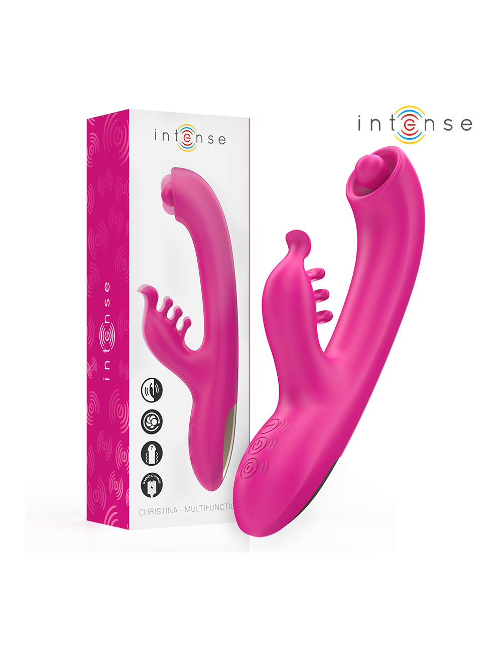 INTENSE - CHRISTINA MULTIFUNKTIONS-RABBIT-VIBRATOR 22 INTENSE - CHRISTINA MULTIFUNKTIONS-RABBIT-VIBRATOR 22