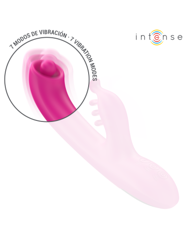 INTENSE - CHRISTINA MULTIFUNKTIONS-RABBIT-VIBRATOR 22,5 CM ROSA