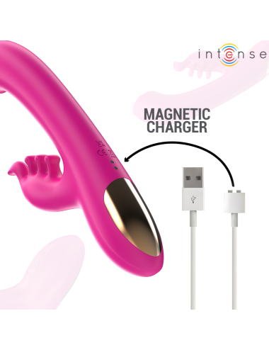 INTENSE - CHRISTINA MULTIFUNKTIONS-RABBIT-VIBRATOR 22,5 CM ROSA