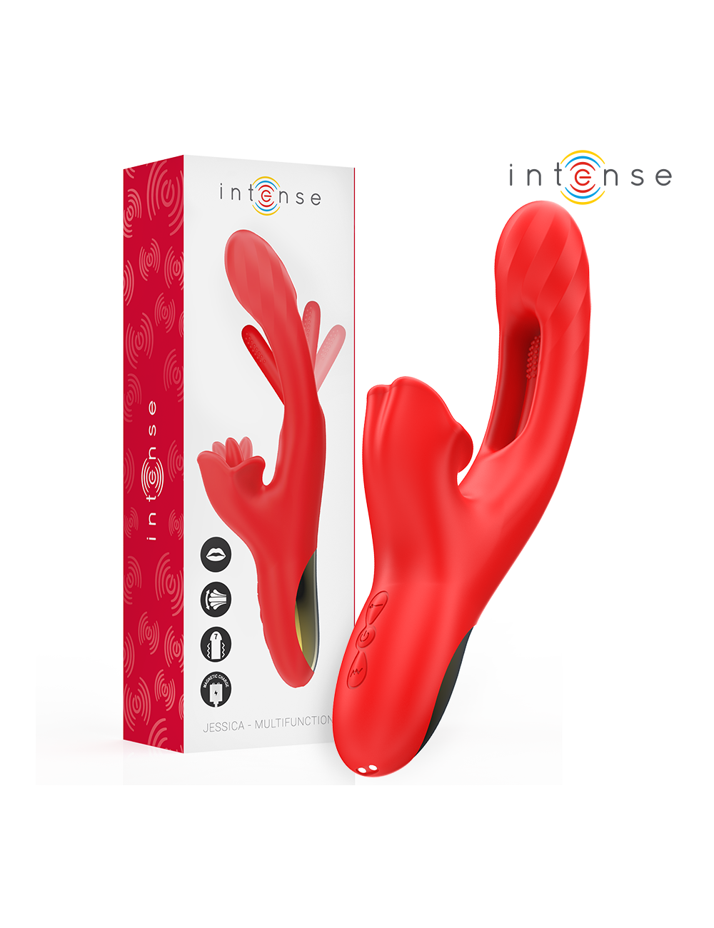 INTENSE - JESSICA MULTIFUNKTIONSVIBRATOR KLITORISSTIMULATION 24 INTENSE - JESSICA MULTIFUNKTIONSVIBRATOR KLITORISSTIMULATION 24