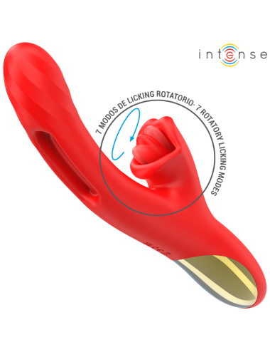 INTENSE - JESSICA MULTIFUNKTIONSVIBRATOR KLITORISSTIMULATION 24,8 CM ROT