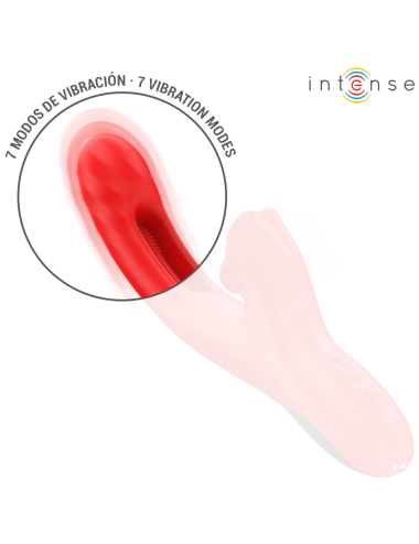 INTENSE - JESSICA MULTIFUNKTIONSVIBRATOR KLITORISSTIMULATION 24,8 CM ROT