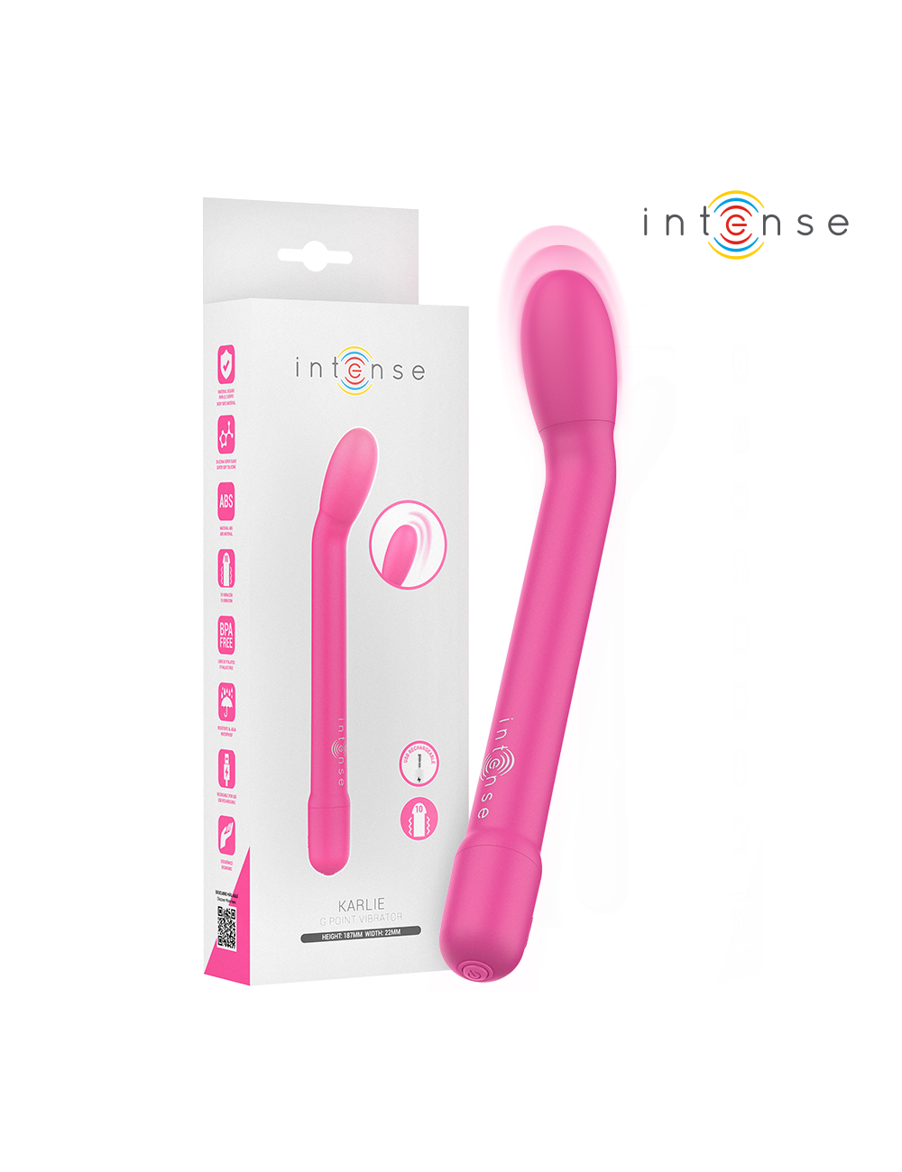 INTENSE - G-SPOT STIMULATOR ROSA INTENSE - G-SPOT STIMULATOR ROSA