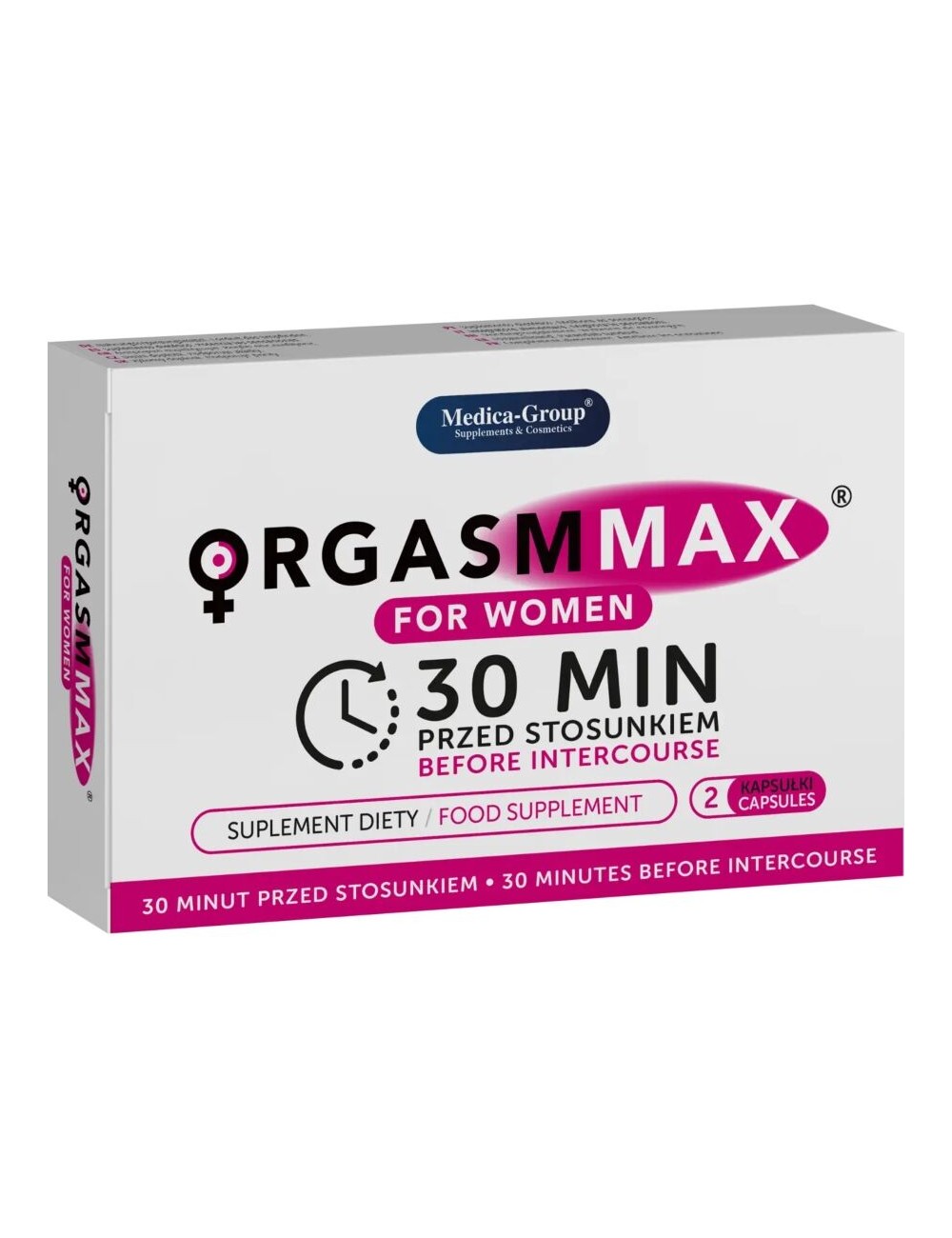 MEDICA GROUP - ORGASM MAX FÜR FRAUEN 2 KAPSELN MEDICA GROUP - ORGASM MAX FÜR FRAUEN 2 KAPSELN