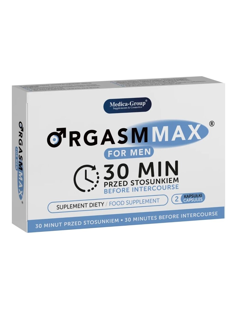 MEDICA GROUP - ORGASM MAX FÜR MÄNNER 2 KAPSELN MEDICA GROUP - ORGASM MAX FÜR MÄNNER 2 KAPSELN