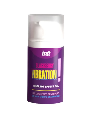 INTT RELEASES - FLÜSSIGE VIBRATIONSGEL MIT BROMBEERGESCHMACK 15 ML