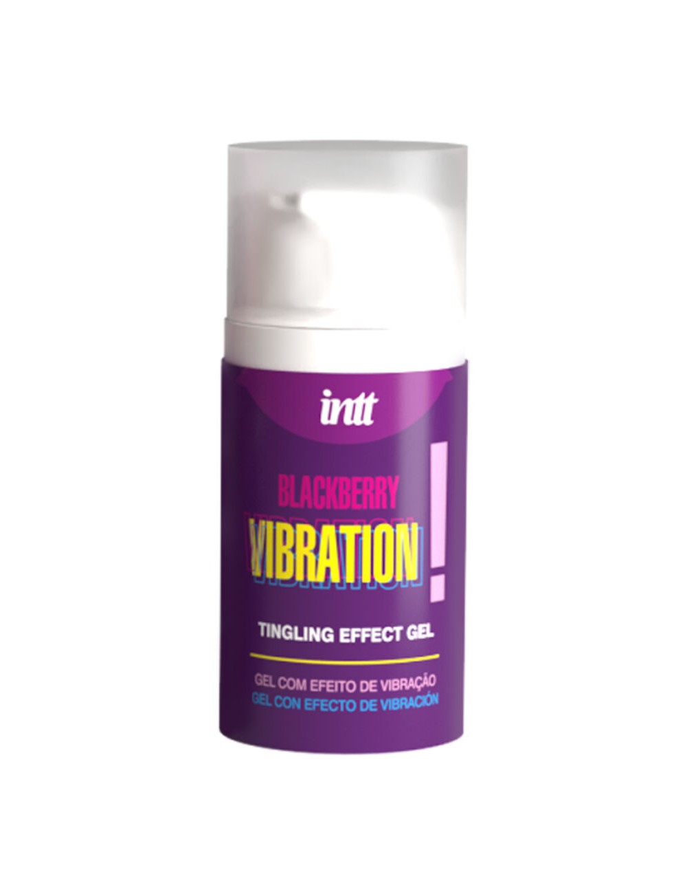 INTT RELEASES - FLÜSSIGE VIBRATIONSGEL MIT BROMBEERGESCHMACK 15 ML