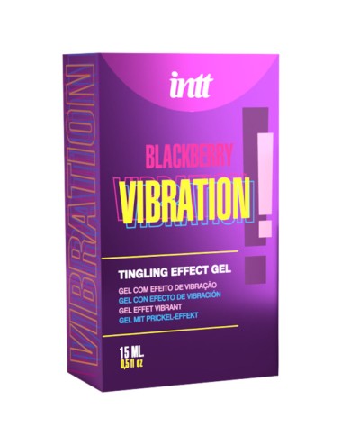 INTT RELEASES - FLÜSSIGE VIBRATIONSGEL MIT BROMBEERGESCHMACK 15 ML