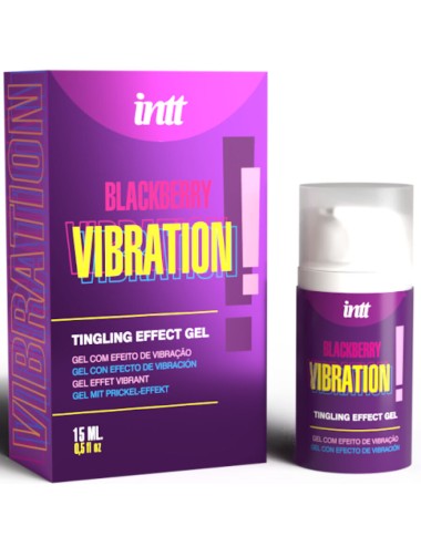 INTT RELEASES - FLÜSSIGE VIBRATIONSGEL MIT BROMBEERGESCHMACK 15 ML