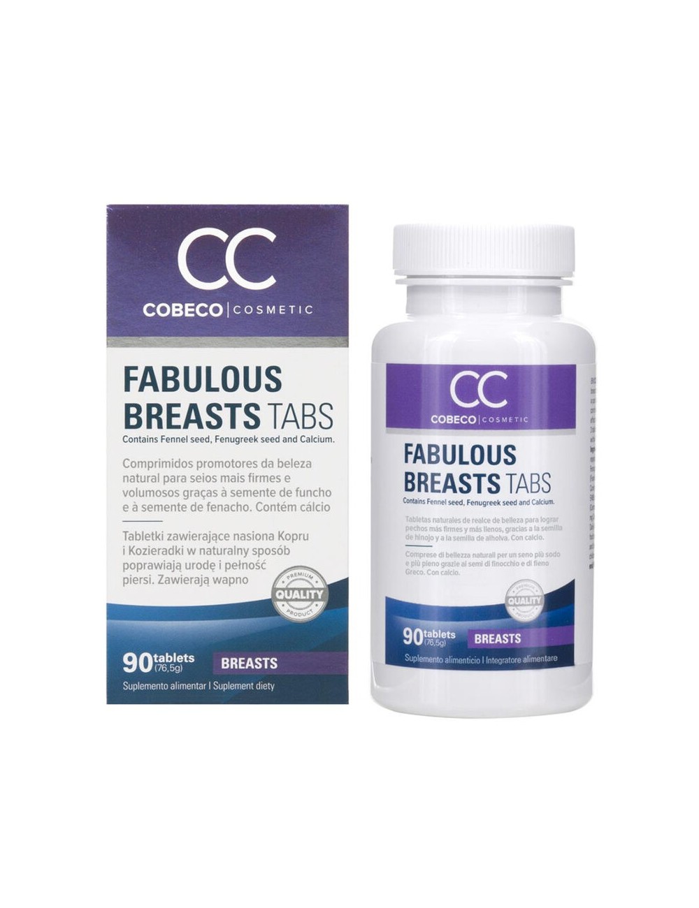 COBECO - CC FABULOUS BREASTS 90 TABS - ES COBECO - CC FABULOUS BREASTS 90 TABS - ES