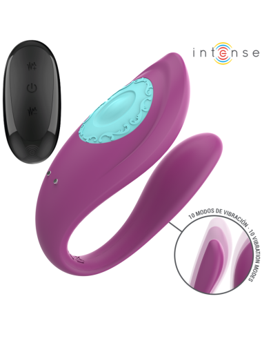 INTENSE - ANNIE U-FÖRMIGER VIBRATOR UND STIMULATOR LILA FERNBEDIENUNG
