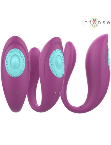 INTENSE - ANNIE U-FÖRMIGER VIBRATOR UND STIMULATOR LILA FERNBEDIENUNG