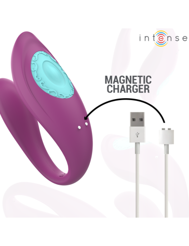 INTENSE - ANNIE U-FÖRMIGER VIBRATOR UND STIMULATOR LILA FERNBEDIENUNG